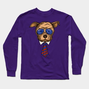 Dog in a suit Long Sleeve T-Shirt